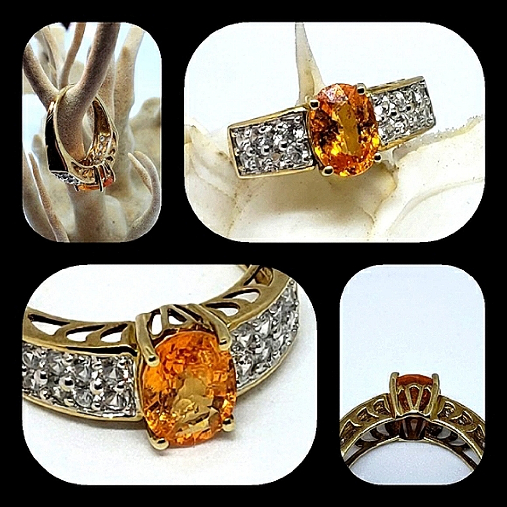 Garnet Sapphire Ring - Picture 5 of 6